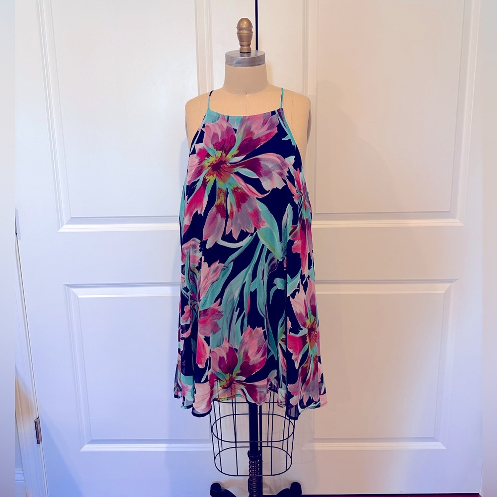 Lulus high neck mini dress - size XL